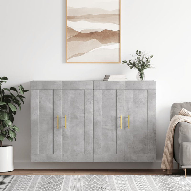 Millissa 69.5cm Sideboard, Concrete Grey