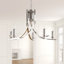 Lustre style chandelier à 5 lumières Pamelia-59191123
