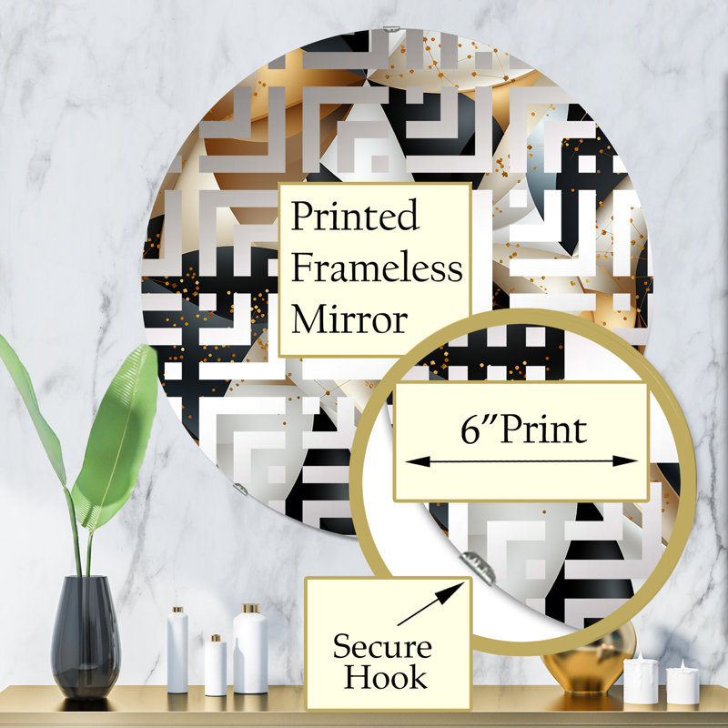 Circle Mirror, 31.4" x 31.4"