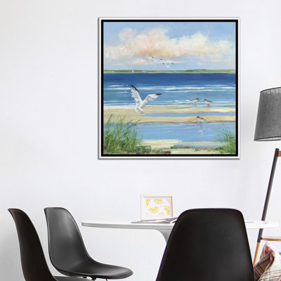 Beach Combing I by Sally Swatland - Painting Print