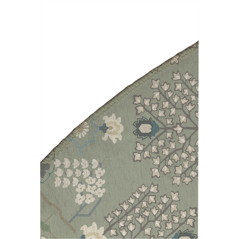 Tilly Non Slip Outdoor Rug, Round 5'