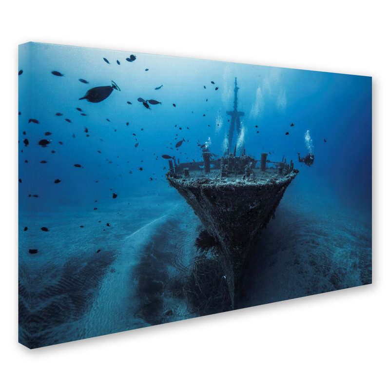 « hai siang wreck », reproduction de photo sur toile tendue, H 22 po x l 32 po