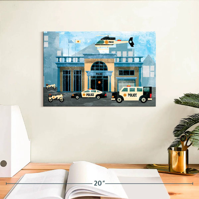 Alcaraz Police Department Poster, 8" H x 12" W