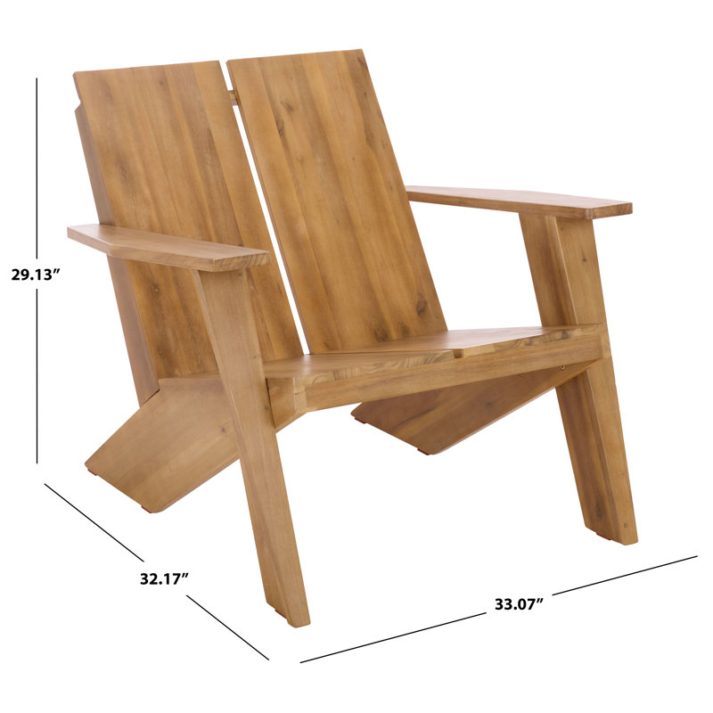 Maya Adirondack Chair, Oak
