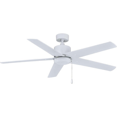 Rp Lighting Aldea Vi 52-inch 5 Blade Indoor Ceiling Fan, White