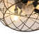 Henricks 43.2cm Round Caged Indoor Ceiling Fan with Light Kit