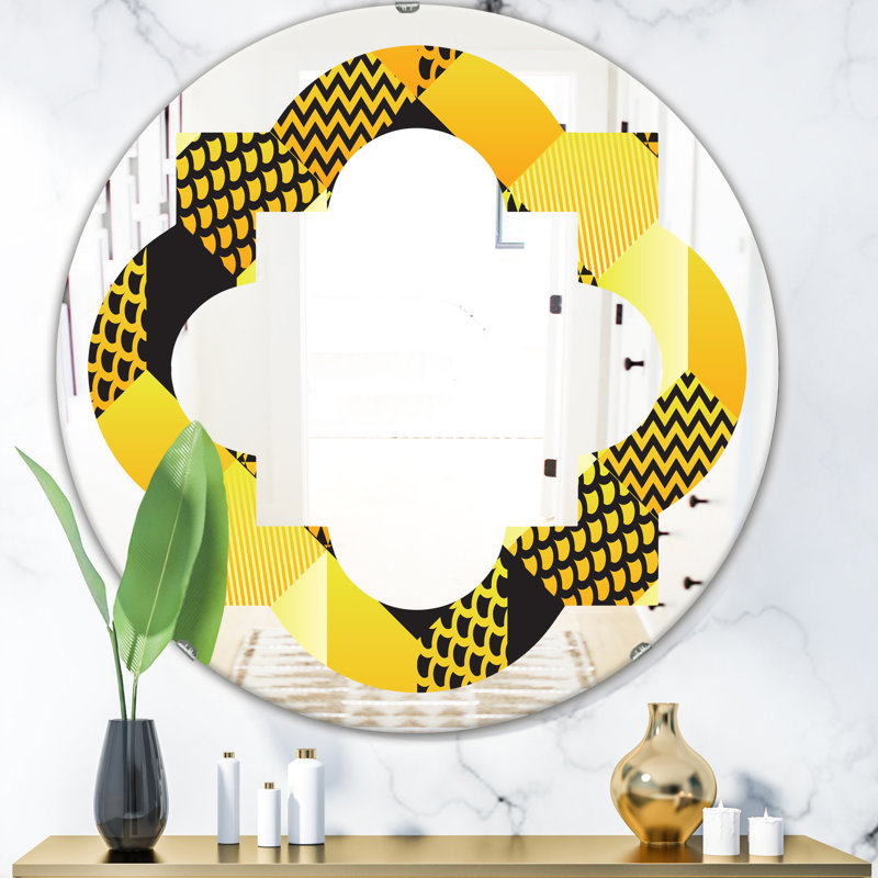 Miroir mural Hexagon, 31,5 po x 31,5 po