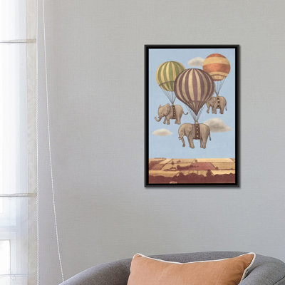 «Flight of the Elephants» par Terry Fan - Peinture sur toile