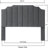 Gabbrielle Tufted Upholstered Headboard-849513718-849513724