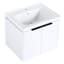 Meuble-lavabo blanc 60 po avec rangement et lavabo - Classic Choice