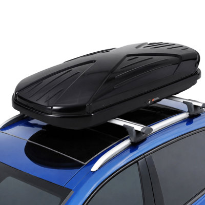 21 cu ft / 600L Hard Shell Rooftop Cargo Box Carrier – Heavy-Duty Weatherproof Roof Storage for Car & SUV – Secure Luggage & Gear Transport – Roof Rack Accessory