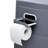 Camping Toilet, 1.3 Gal Detachable Bucket, Removable Paper Holder, Dual Lids, Lightweight Design, Non - Slip Structure, Gray Plastic, Outdoor Activities Portable Toilet For Use Inner Phone Shelf,