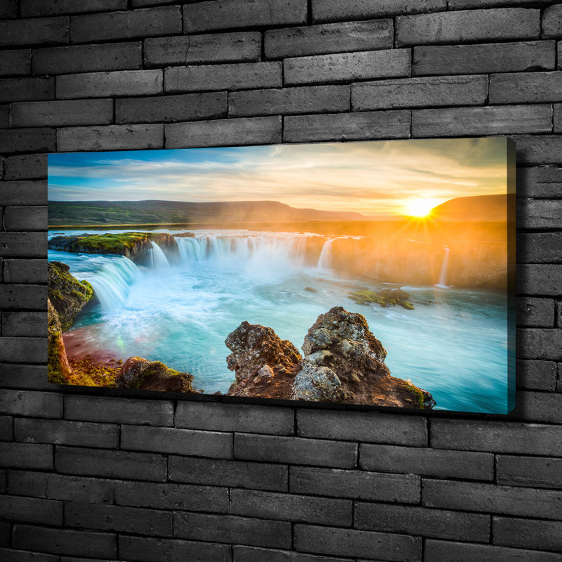 Waterfall - Wrapped Canvas Print