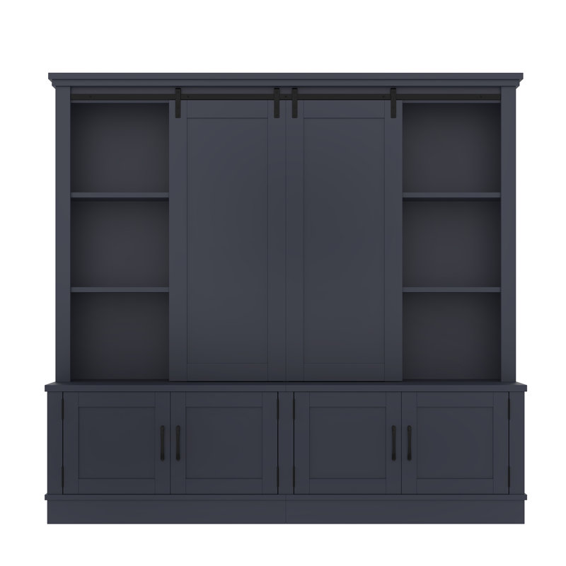 Multifunctional Entryway Cabinet, Blue