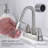 Centerset 2-handle Bathroom Faucet with Drain Assembly-104561462