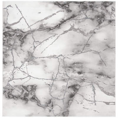 Swindle Abstract Grey/Silver Area Rug