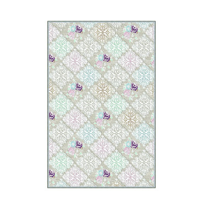Antibacterial Hall Carpet, 39.4 x 59.1 inches | 100% Polyester, 0.4 in Pile Height, Non-Slip PVC Felt Dot Underside | Machine Washable, 3D Digital Printing, Durable & Stylish for Modern Home Décor