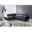 Italian Leather Sleeper Sectional with Pull Out Bed & Storage & Adjustable Headrests from Europe Pewamo-2113591817-2113591816