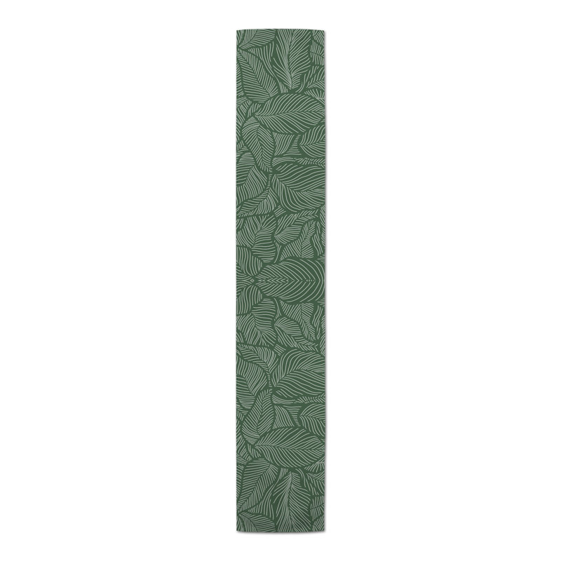 Linge de table Benna, 72 po x 16 po, Vert