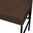 Oak And Black Workstation Desk With Functional Drawer 22-inch Deep Office Storage