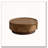 Round Coffee Table with Sturdy Pedestal