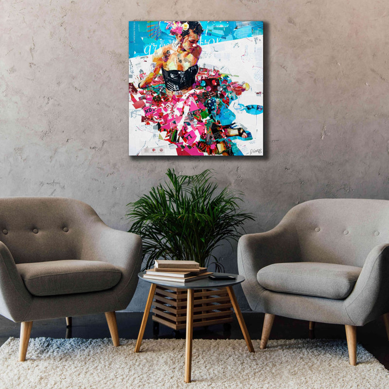 «All Summer Long» par Derek Gores, H 37 po x l 37 po x P 1,5 po