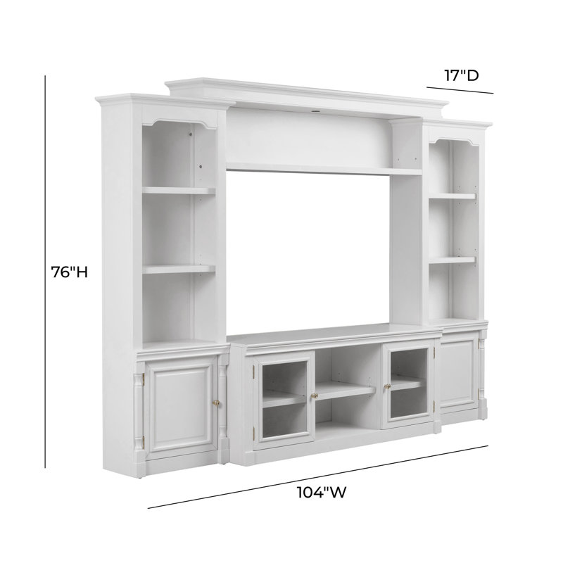 Amedeo Entertainment Center for TVs up to 65", White