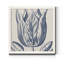 Indigo floral sur lin VI - reproduction encadrée de qualité supérieure - prêt à être accroché - impression encadrée sur papier-1607646674-1607652881-1607623005