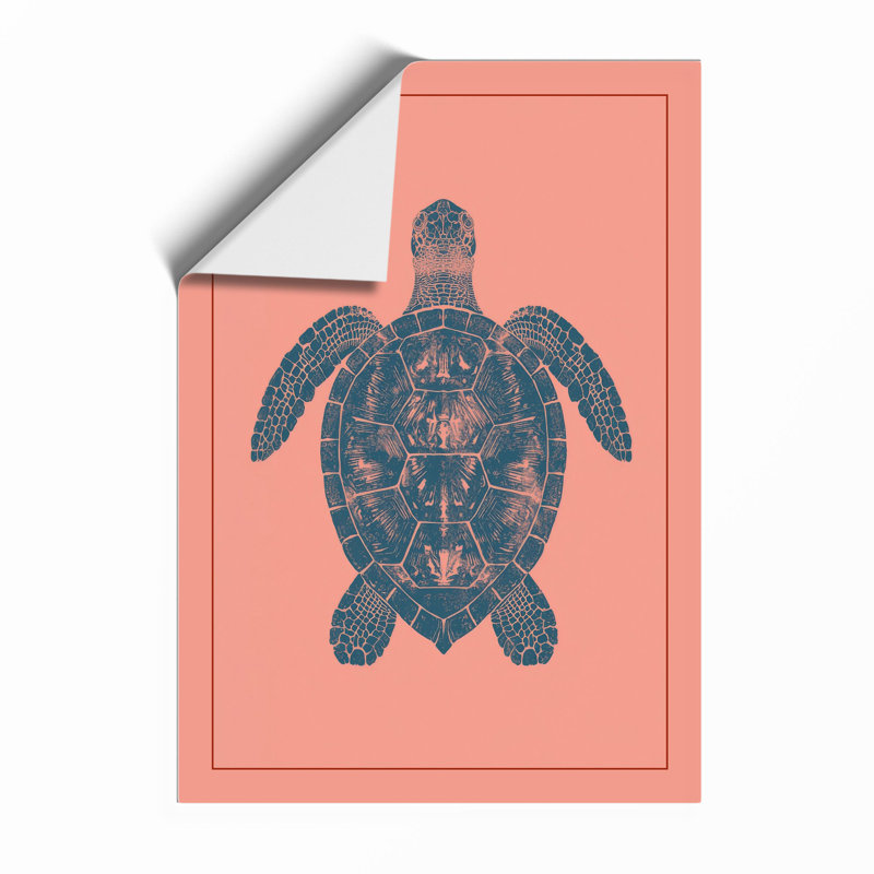 Mandala Turtle Boho - Framed Print, Unframed, A2 - 59.4 x 42.0 cm