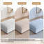 Repose-pieds moderne rembourré en fausse fourrure (ensemble de 2)-1768250884