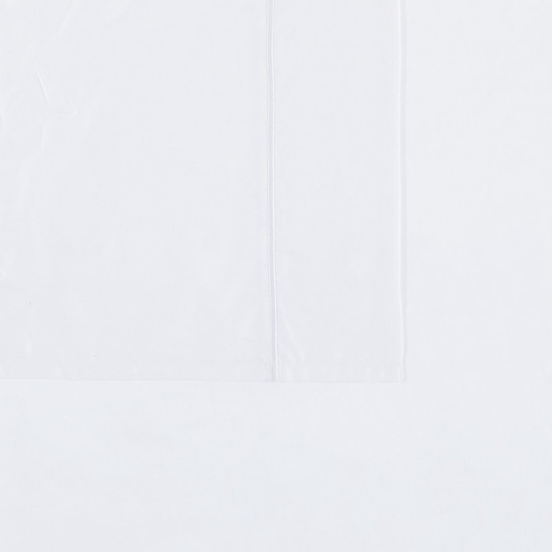 TENCEL Standard Solid Colour - Set of 2, White, Standard