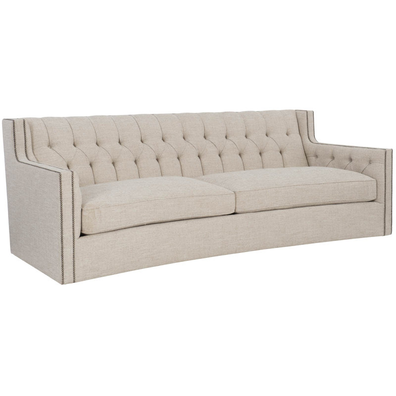 Candace Upholstered 96'' Sofa, Cream