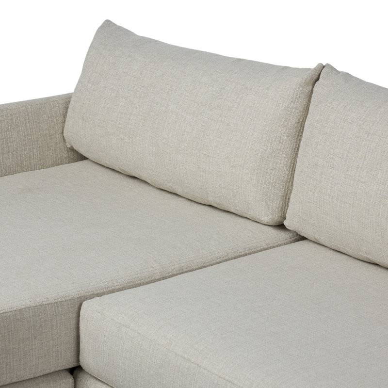 Wickham Chaise Sectional, 35" H x 126.5" W x 61" D, Left Arm Facing
