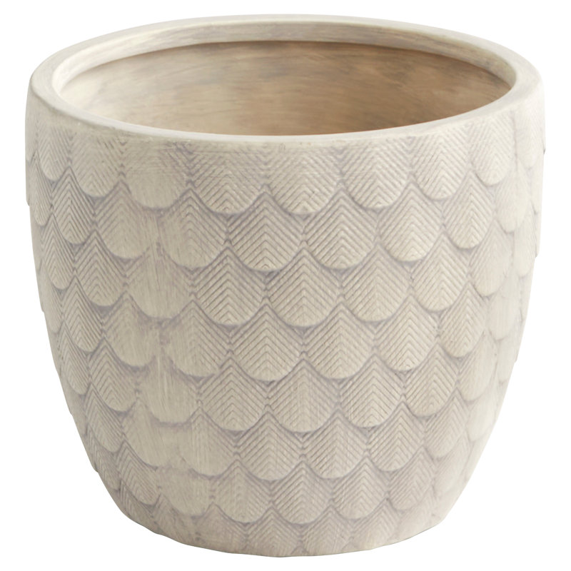 Nereus Handmade Ceramic Planter, 6.75" H x 8.25" W x 8.25" D