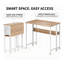 Bureau d'ordinateur avec pieds en métal pour le bureau à domicile | Idée de cadeau-848403442