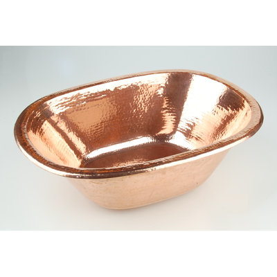 21'' L Single Bowl Copper Kitchen Sink