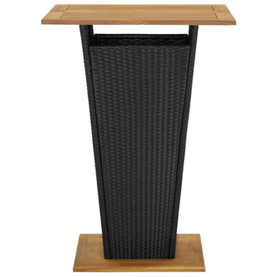 Evaleena Rattan Bar Table