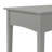 Shaker Cottage 40 in. W Laptop Desk with Pull-Out Drawer, Keyboard/Mouse Console Shelf for Home Office; Overall 48 in. W x 23 in. D x 30 in. H, Clearance 23 in. H (Gray)-1284504555