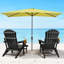 Behiye Plastic Folding and Adjustable Adirondack Chair with Ottoman-1460727931