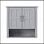 Armoire de rangement murale pour salle de bain, armoire murale multifonctionnelle avec tablettes réglables, armoire à pharmacie pour la salle de lavage et la cuisine et le salon, gris-1507611662