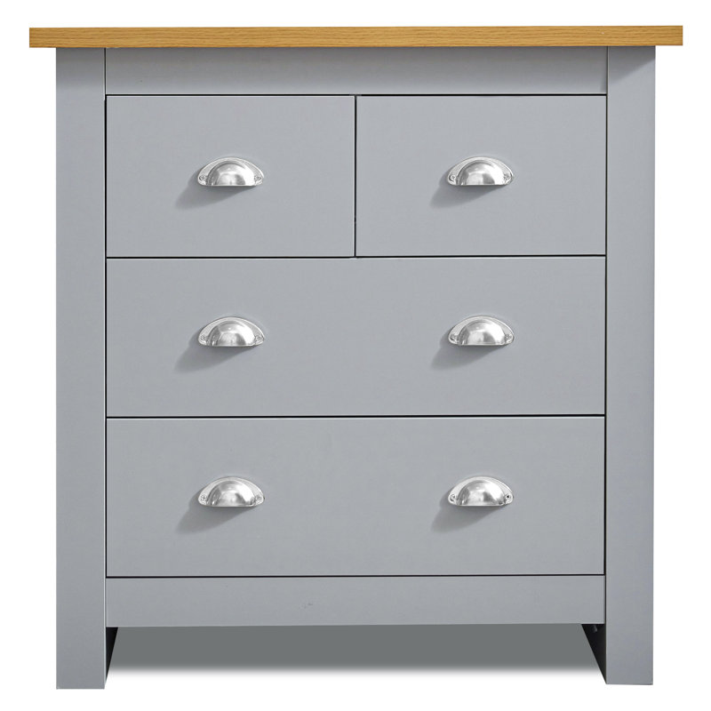 Angellica 3 Piece Bedroom Set, Grey