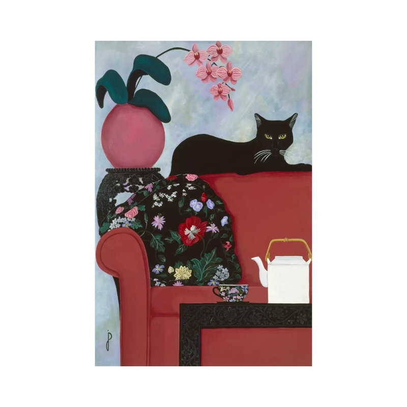 Afternoon Tea by Jan Panico - Wrapped Canvas Print