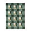 Hand Tufted Wool Geometric Area Rug in Fern/White-876685450