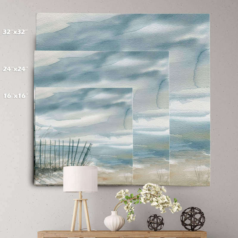 «Subtle Mist II» par Carol Robinson, reproduction d'art sur toile tendue, H 16 po x l 16 po x p 1,5 po
