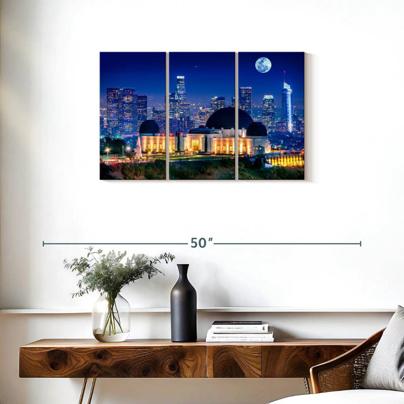 Sebbie Griffith Park Observatory, 20" H x 33" W