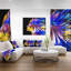 « imagination abstract », impression sur toile tendue-16484685