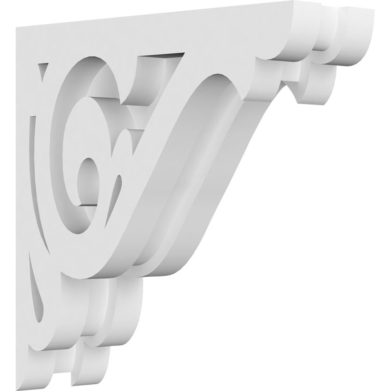 Corbeau en PVC de qualité architecturale Bordeaux, H 6 po x l 6 po x P 1,875 po