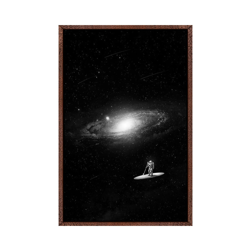 Drifter 1 Piece Wall Art on Canvas, 101.6cm H x 66.04cm W x 3.81cm D, Classic Brown Wood Framed