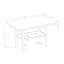 Table de bar Marcello Brown