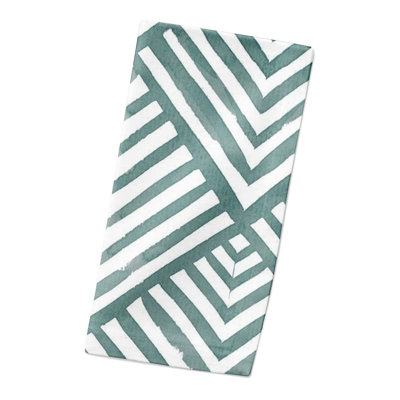 Serviette rectangulaire en coton sergé